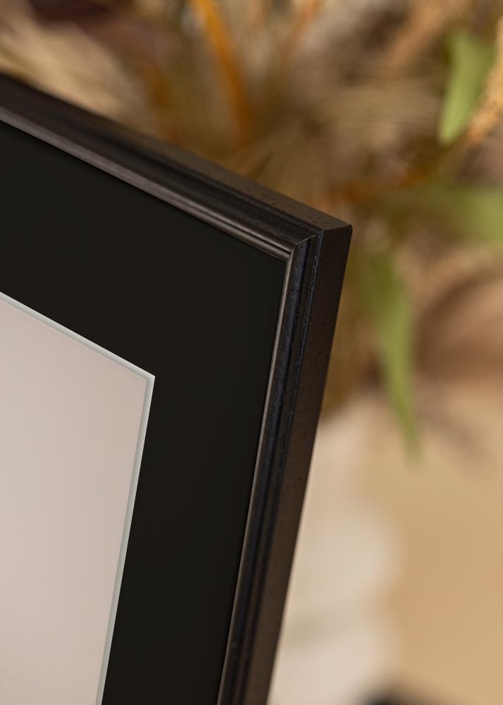 Ram med passepartou Frame Horndal Black 50x60 cm - Picture Mount Black 14x18 inches