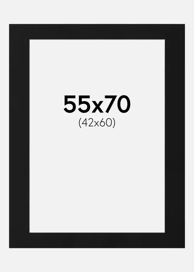 Artlink Mount Black Standard (White Core) 55x70 cm (42x60)