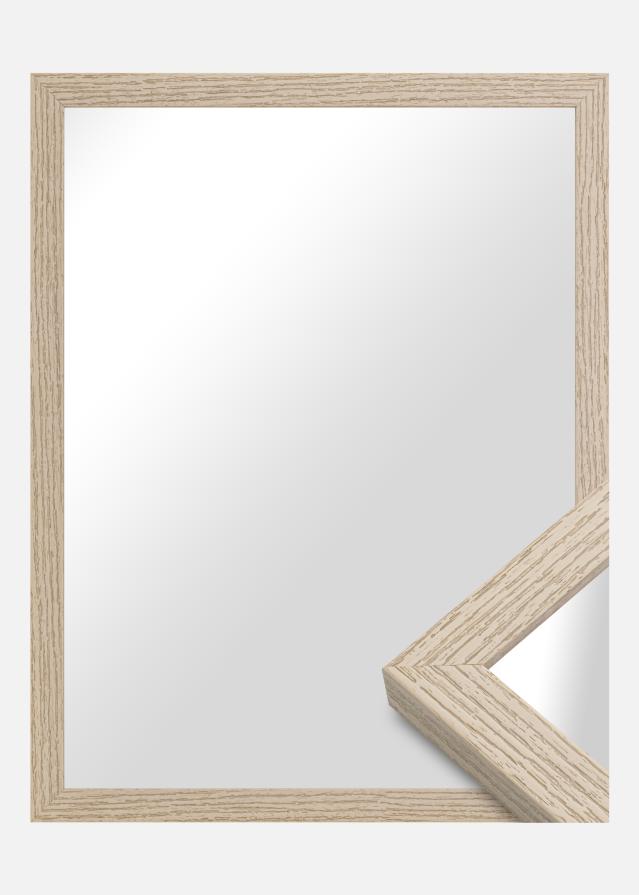 Ramverkstad Mirror Devon Ivory - Custom Size