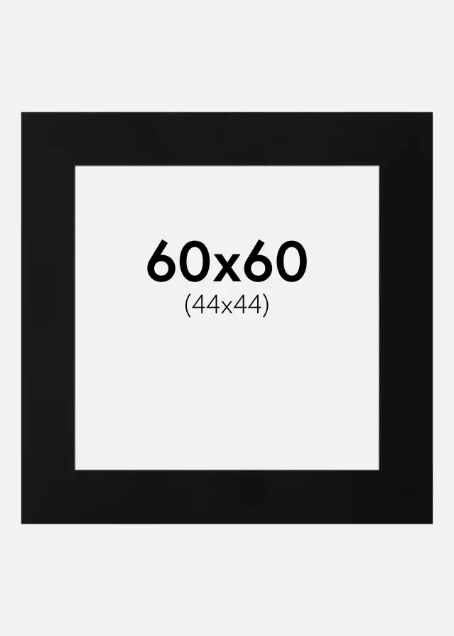 Artlink Mount Black Standard (White Core) 60x60 cm (44x44)