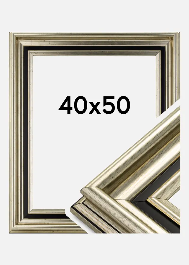 Ramverkstad Frame Gysinge Premium Silver 40x50 cm