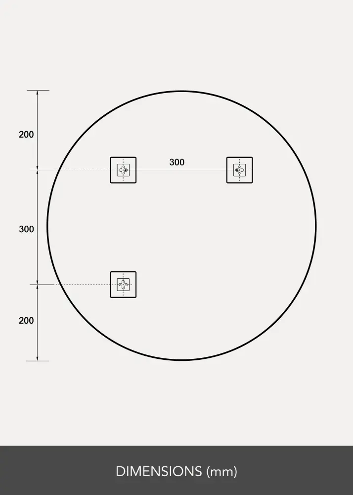 Artlink Round Mirror 70 cm Ø