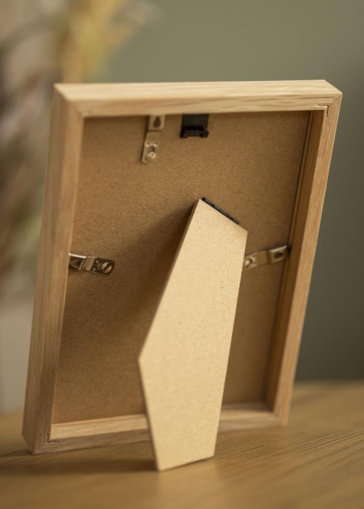 Ram med passepartou Frame Soul Oak Veneer 13x18 cm - Picture Mount White 9x13 cm