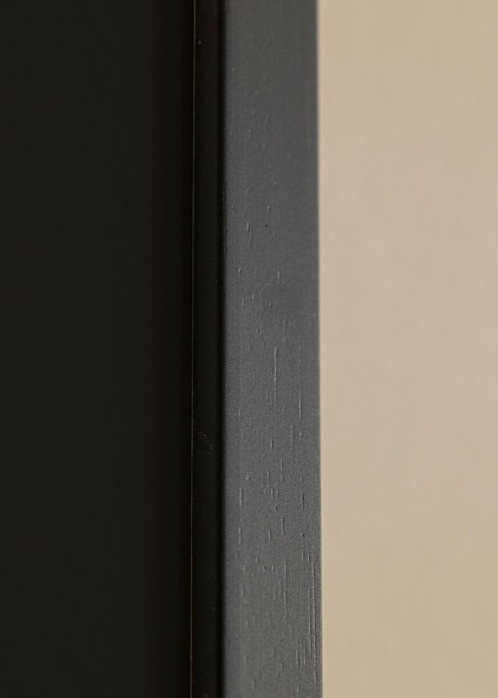Ram med passepartou Frame Edsbyn Black 40x60 cm - Picture Mount Black 30x50 cm