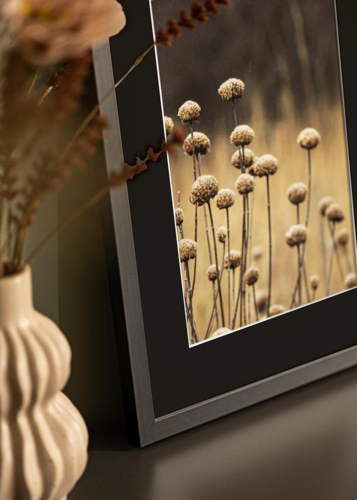 Ram med passepartou Frame Selection Black 70x100 cm - Picture Mount Black 62x93 cm