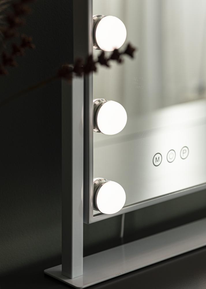 KAILA KAILA Make-up Mirror Hollywood 9 White 25x30 cm