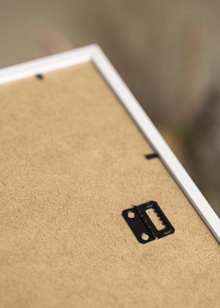 Ram med passepartou Frame Kaspar White 50x70 cm - Picture Mount White 16x24 inches