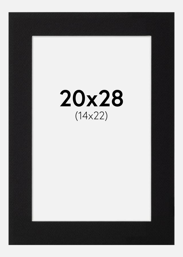 Artlink Mount Black Standard (White Core) 20x28 cm (14x22)