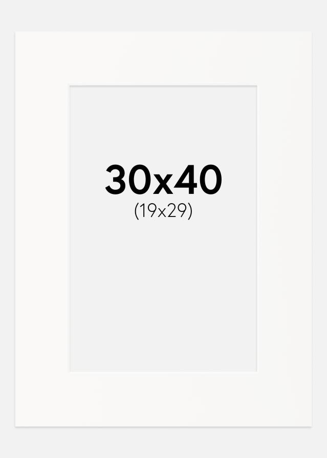 Galleri 1 Mount Off-white (White centre) 30x40 cm (19x29)
