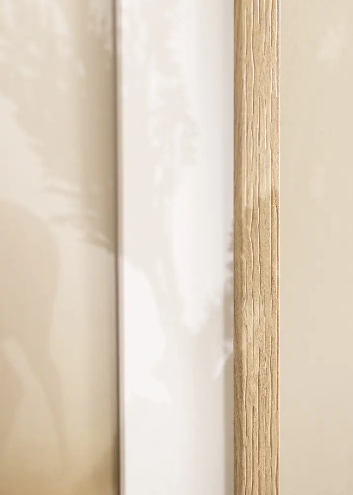 Ram med passepartou Frame Stilren Oak 25x35 cm - Mounts White 6x10 inches