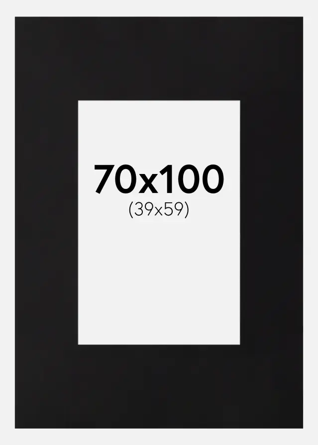 Galleri 1 Mount XXL Black (White Core) 70x100 cm (39x59)
