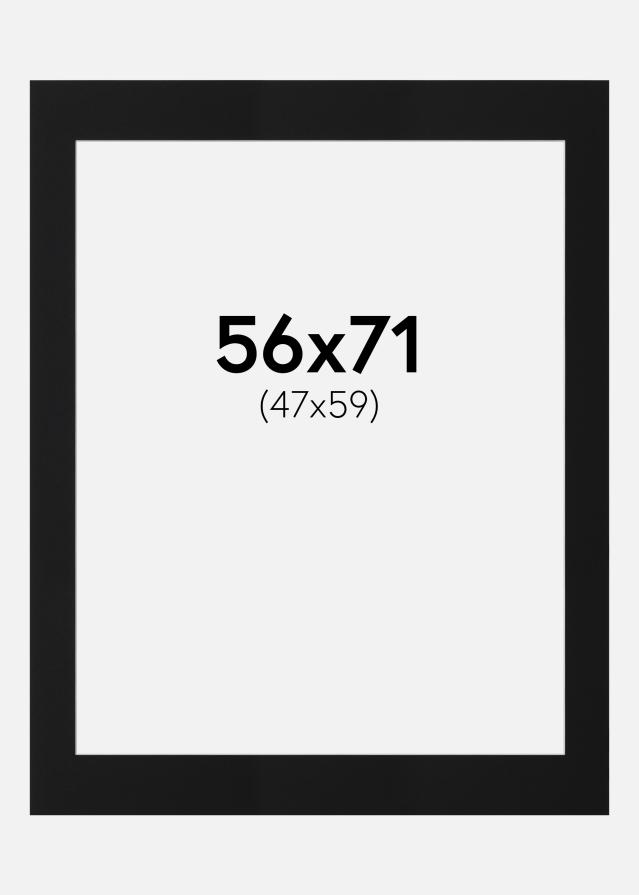 Artlink Mount Black Standard (White Core) 56x71 cm (47x59)