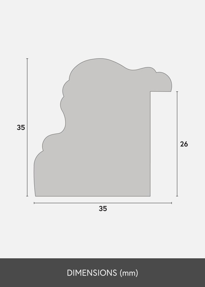 Ramverkstad Mirror Mars Gold - Custom Measurements