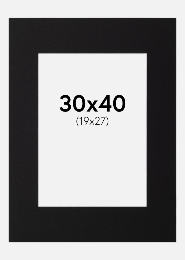 Galleri 1 Mount Canson Black (White Core) 30x40 cm (19x27)