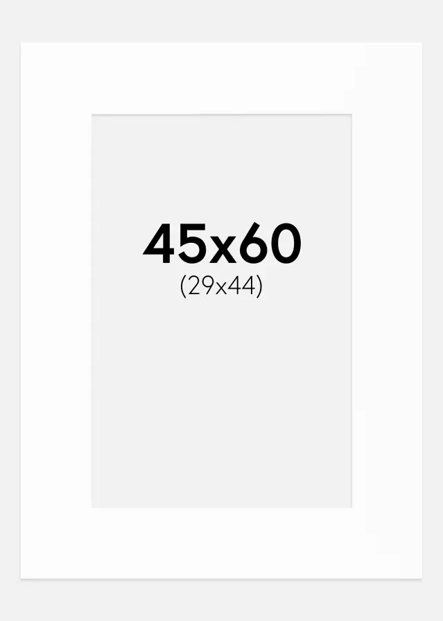 Galleri 1 Mount Canson White (White Core) 45x60 cm (29x44)