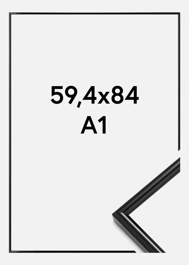 Walther Frame Galeria Acrylic glass Black 59,4x84,1 cm (A1)