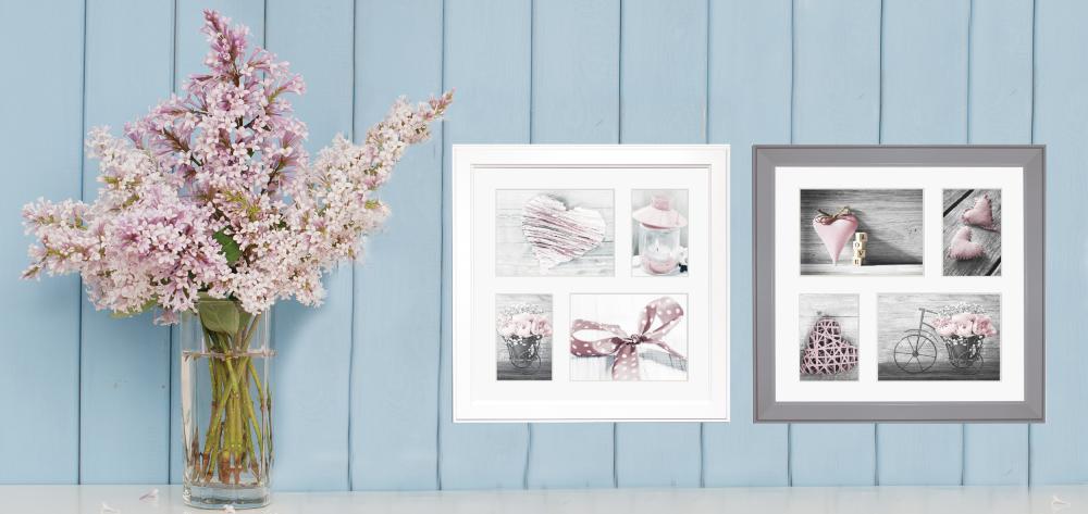 Estancia Collage frame Malmö White - 4 Pictures