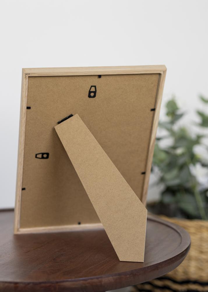 BGA Frame Smal Oak Acrylic Glass 15x15 cm