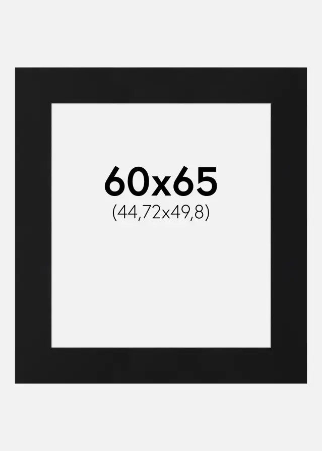 Artlink Mount Black Standard (White Core) 60x65 cm (44,72x49,8)