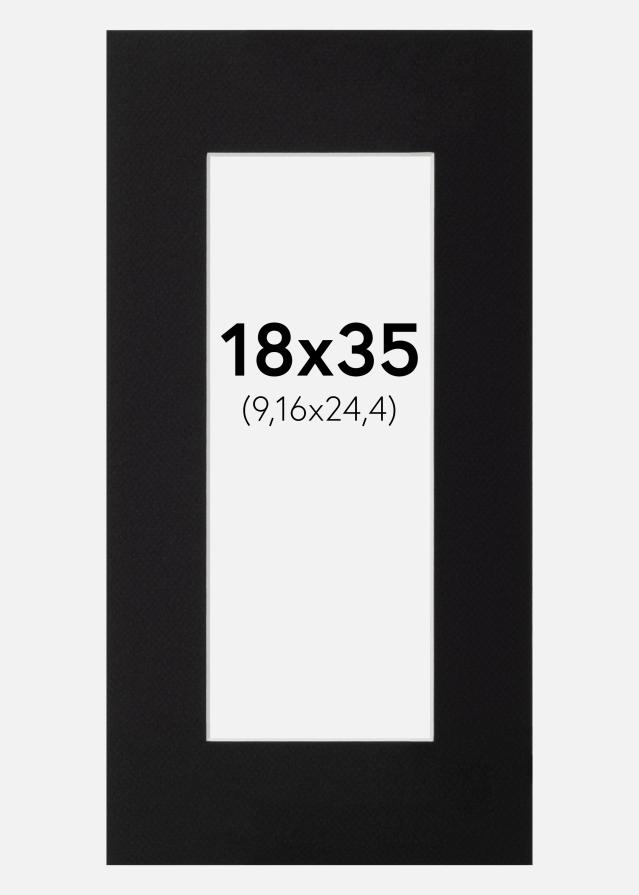 Galleri 1 Mount Canson Black (White Core) 18x35 cm (9,16x24,4)