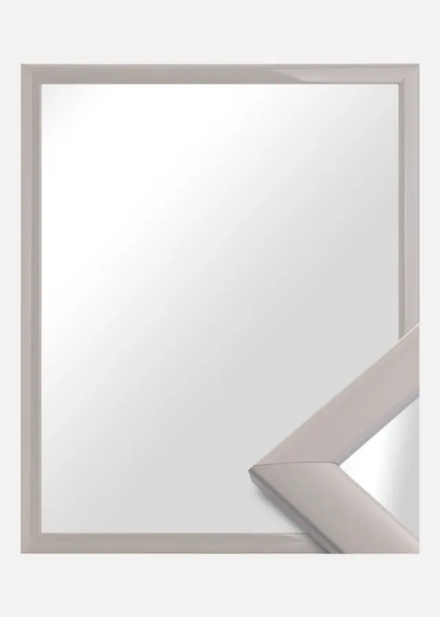 Ramverkstad Mirror Dorset Light Grey - Custom Size