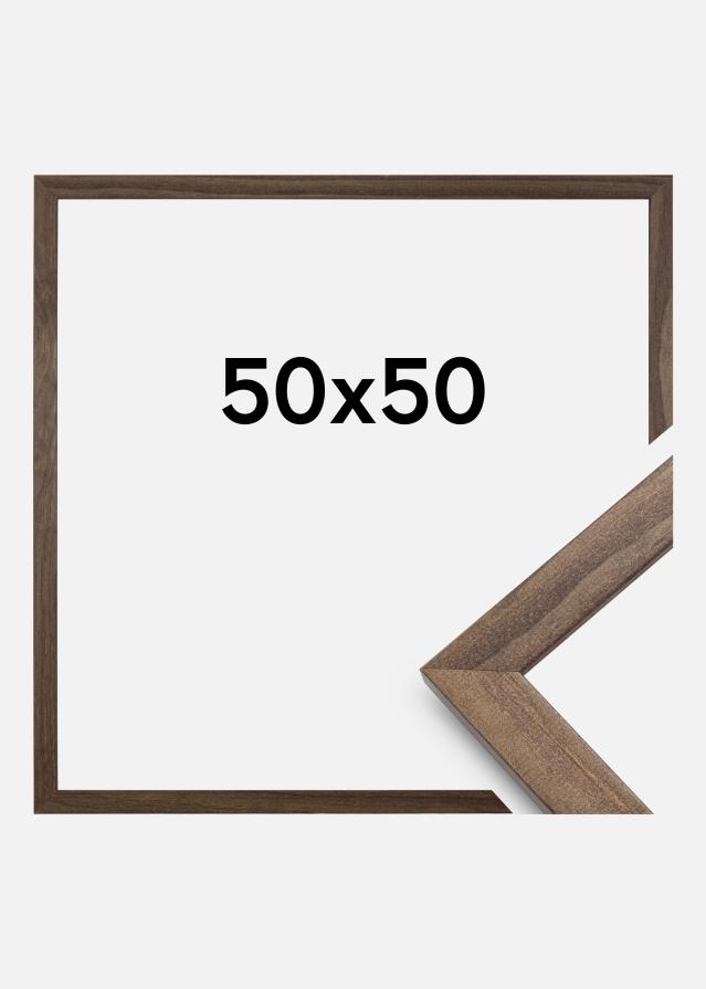 Estancia Frame Stilren Acrylic Glass Walnut 50x50 cm