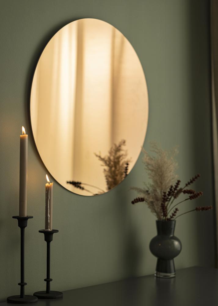 KAILA KAILA Round Mirror Rose Gold 60 cm Ø