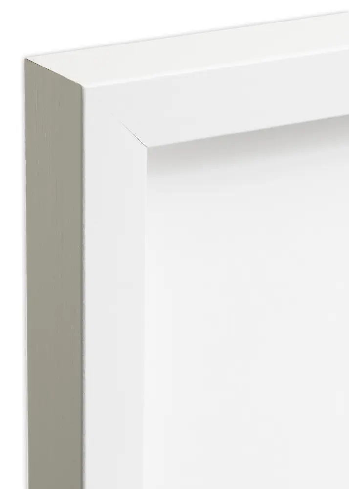 Ramverkstad Mirror Amanda Box White - Custom Size