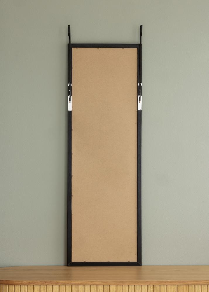 BGA Mirror Overdoor Black 34x100 cm