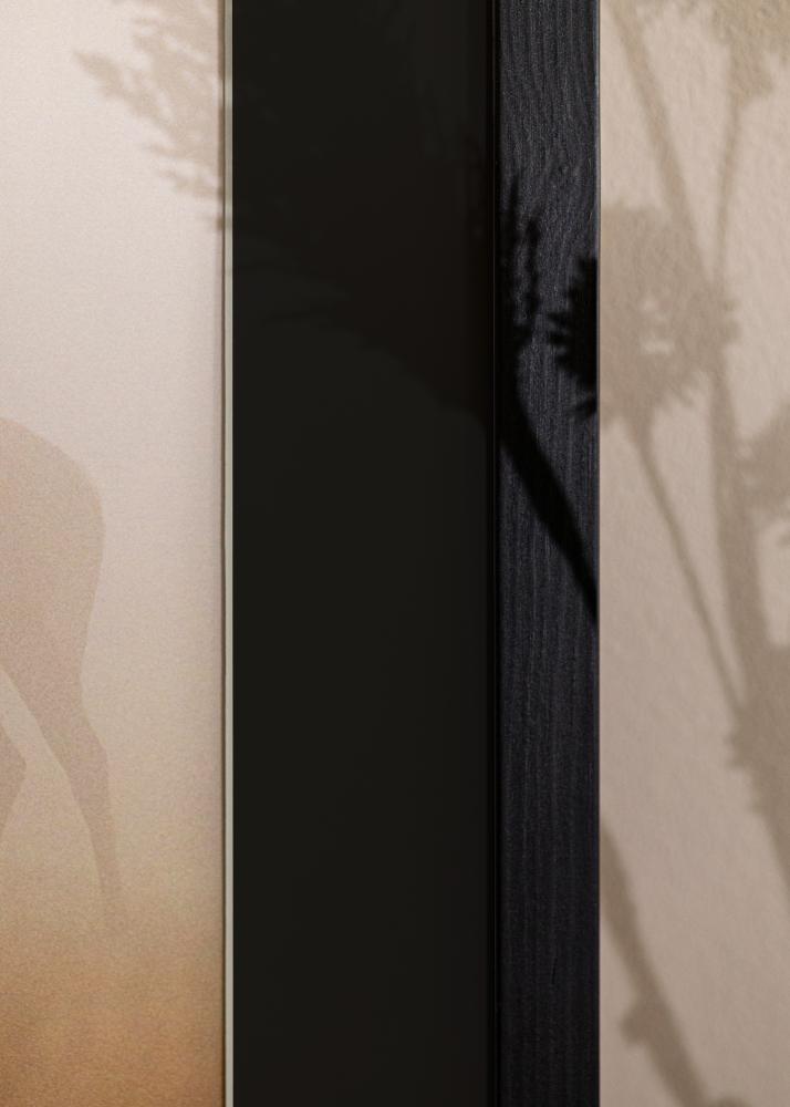 Ram med passepartou Frame Stilren Black 20x30 cm - Picture Mount Black 15x21 cm