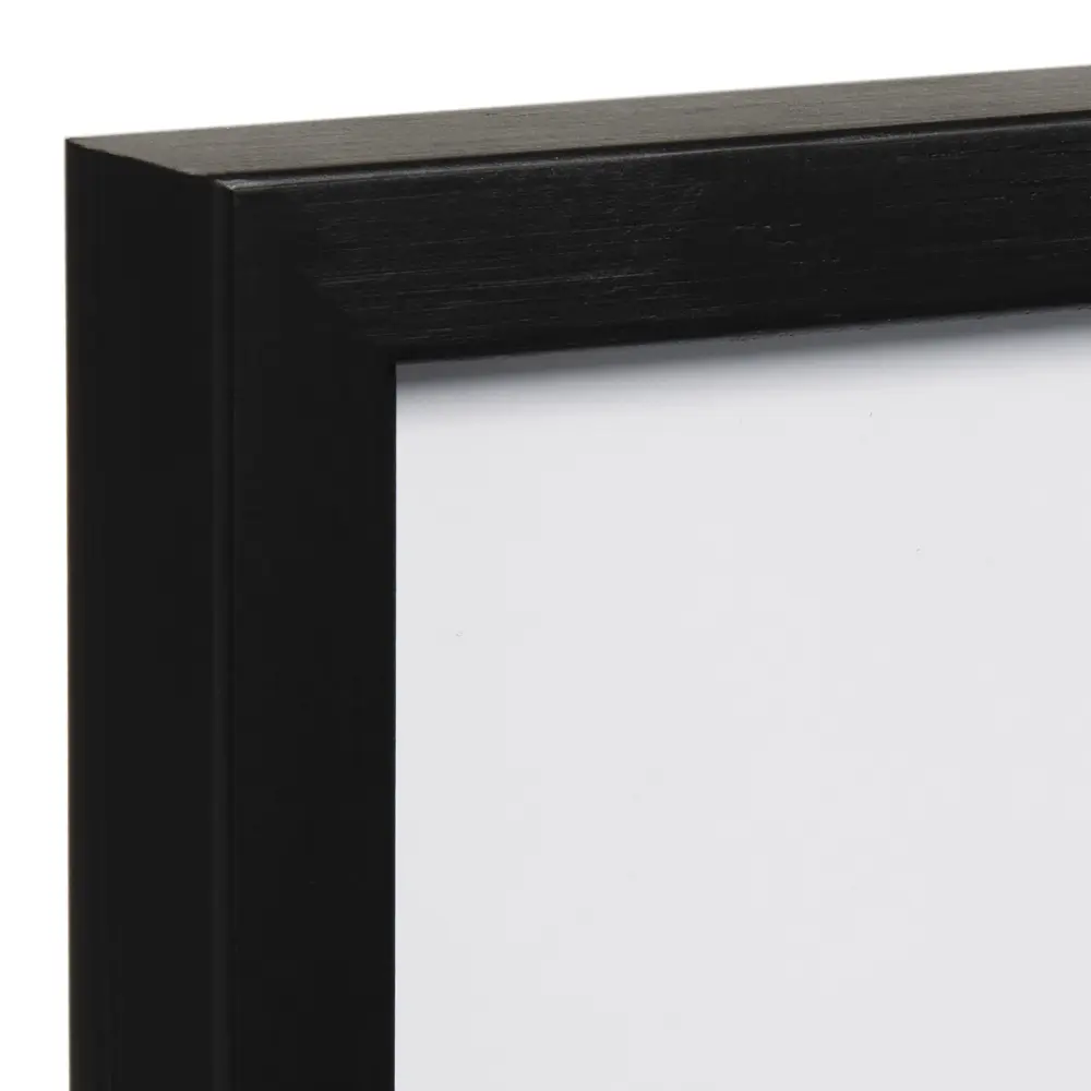 Ram med passepartou Frame Oslo Black 13x18 cm - Picture Mount White 10x12 cm