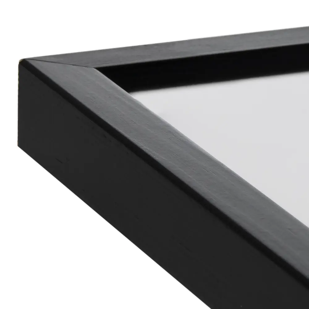 Ram med passepartou Frame Oslo Black 13x18 cm - Picture Mount White 10x12 cm