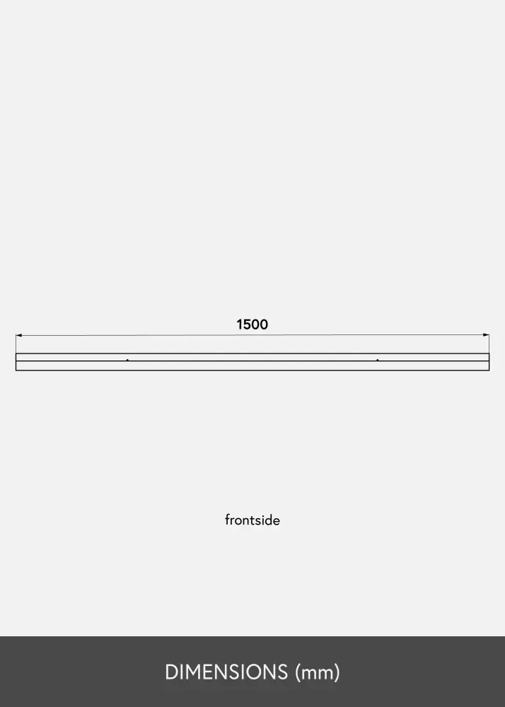 Artlink Picture shelf White 150 cm