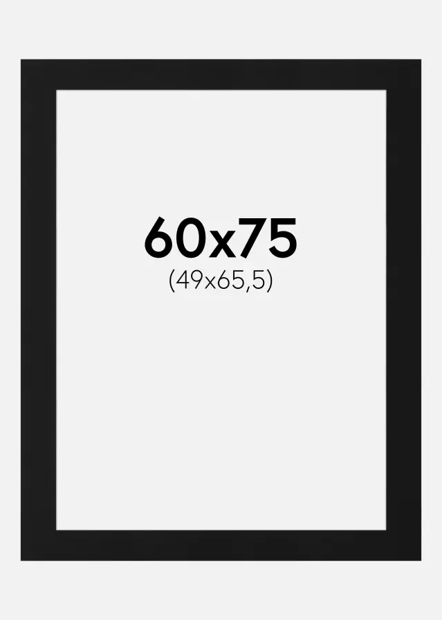 Artlink Mount Black Standard (White Core) 60x75 cm (49x65,5)