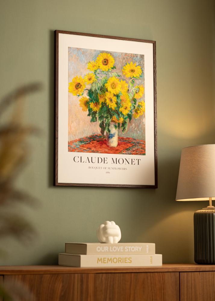 Artlink Massive Oak Acrylic Glass Dark Painted 18x24 cm