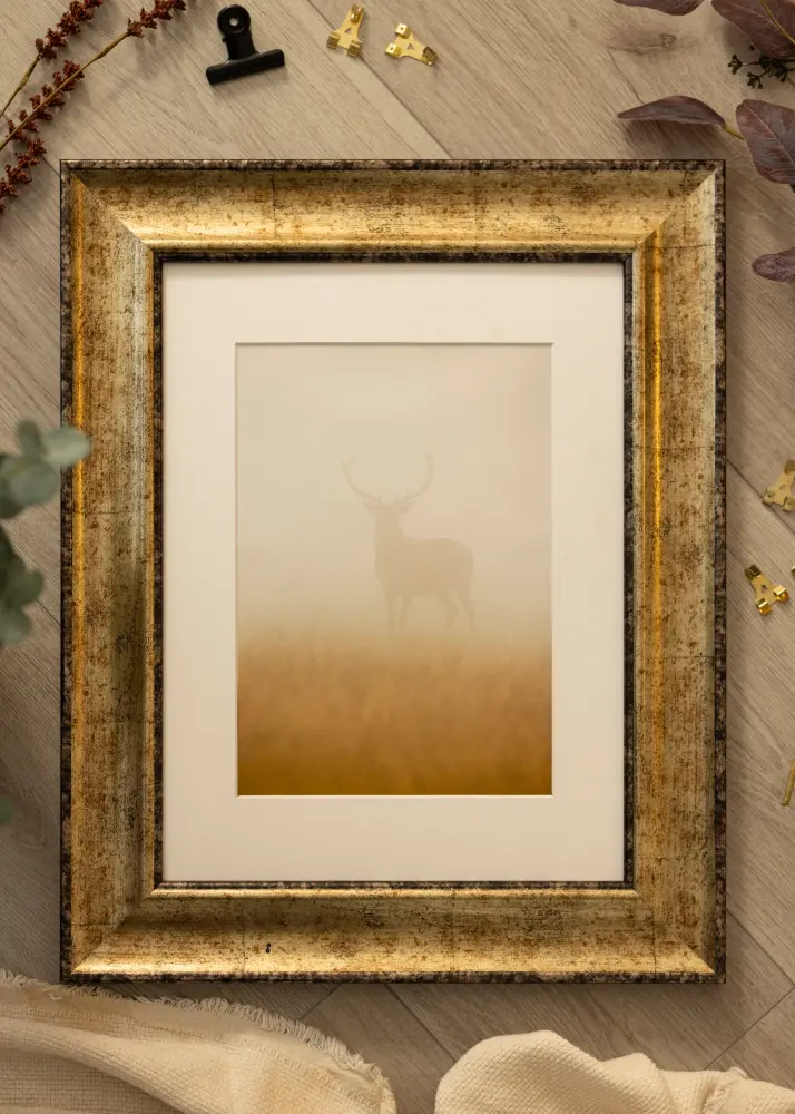 Ramverkstad 60x90 Ombud Frame Saltsjöbaden Antique gold - Custom Size