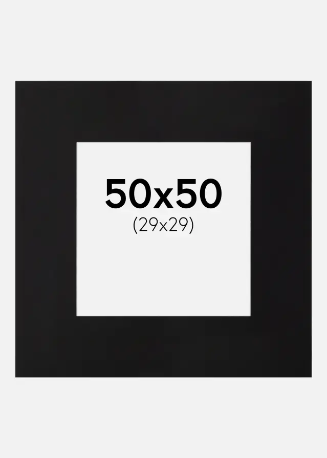 Galleri 1 Mount XL Black (White Core) 50x50 cm (29x29)