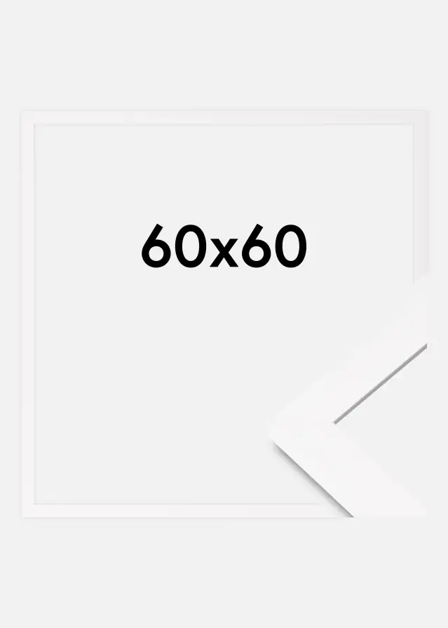 Artlink Frame BGA Classic Acrylic Glass White 60x60 cm