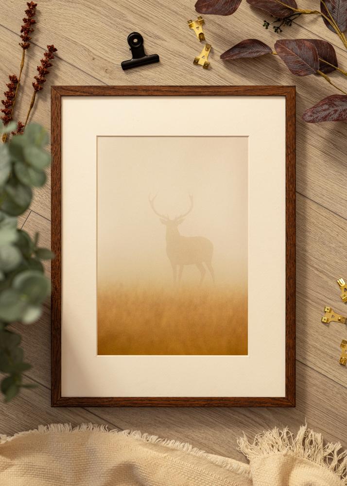 Artlink Massive Oak Acrylic Glass Dark Painted 18x24 cm