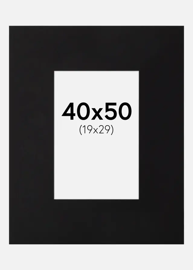 Galleri 1 Mount XL Black (White Core) 40x50 cm (19x29)