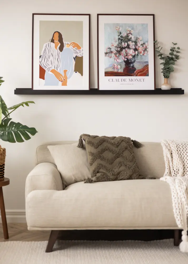 KAILA KAILA Picture Shelf Black 150 cm