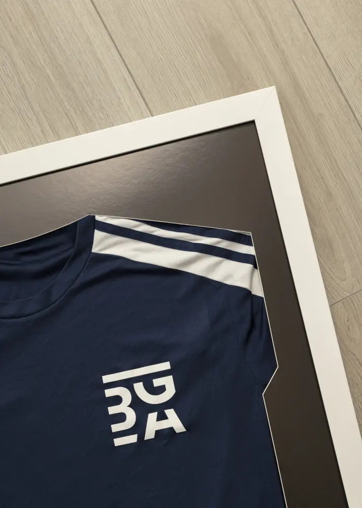 ID Factory Frame Jersey Box Acrylic glass White/Black 60x80 cm