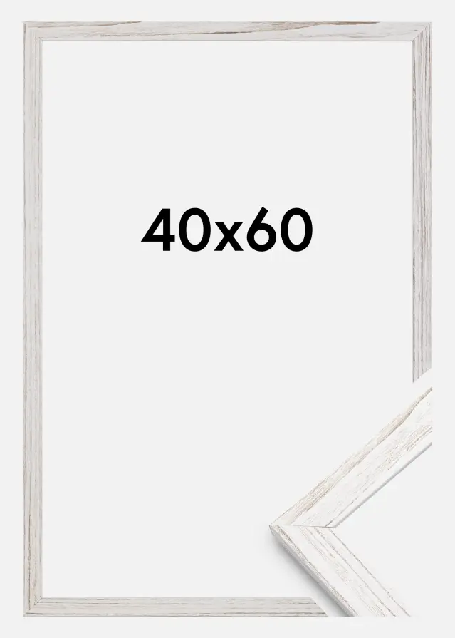 Estancia Frame Stilren Vintage White 40x60 cm