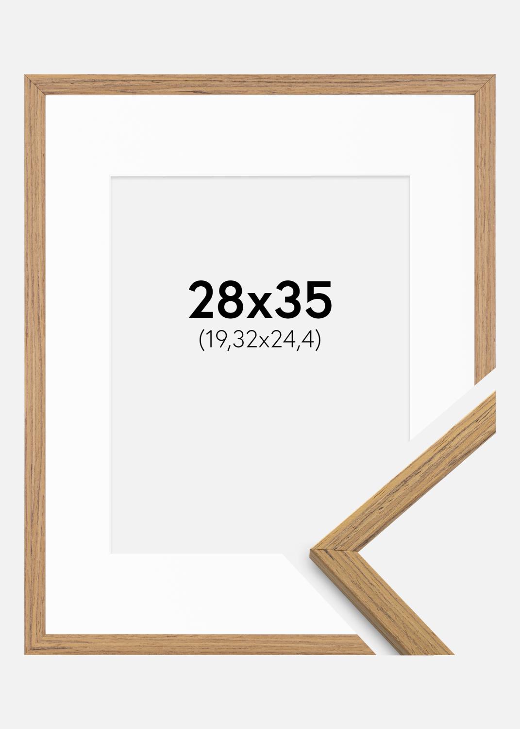 Product Image for Frame Edsbyn Teak 28x35 cm - Picture Mount White 8x10 inches