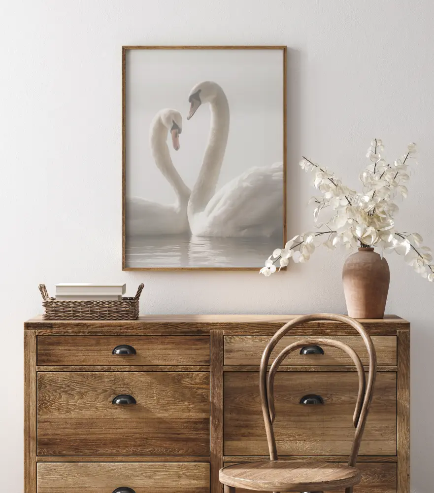 Bildverkstad Swan Forever Poster