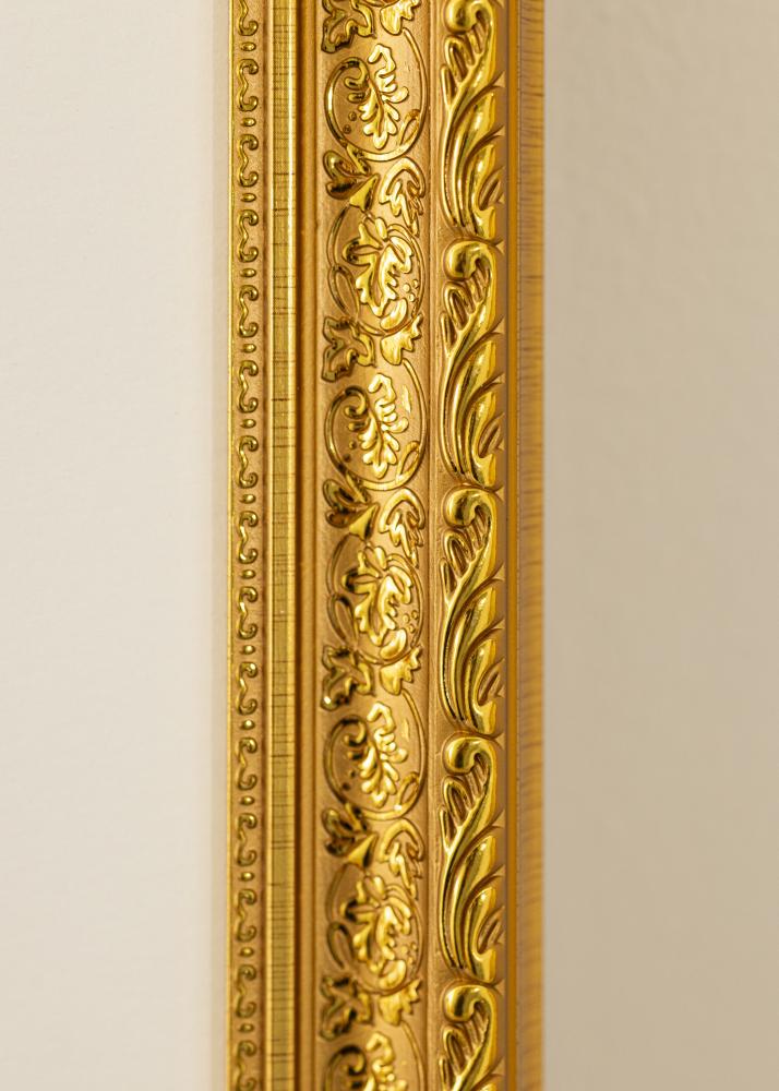 BGA Frame Ornate Acrylic Glass Gold 70x100 cm