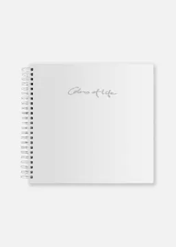 Burde Colors of Life White - 24x23 cm (48 White pages / 24 sheets)
