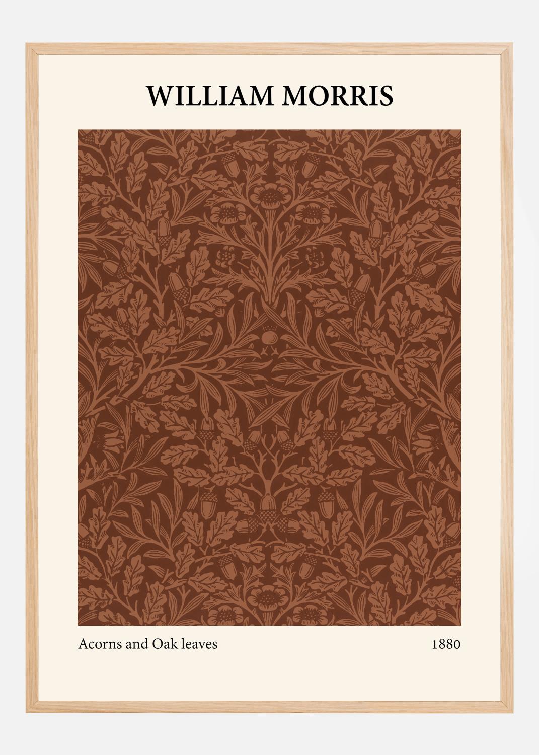 Product Image for William Morris - Acorns and oak leaves Poster (21x29.7 cm (A4))