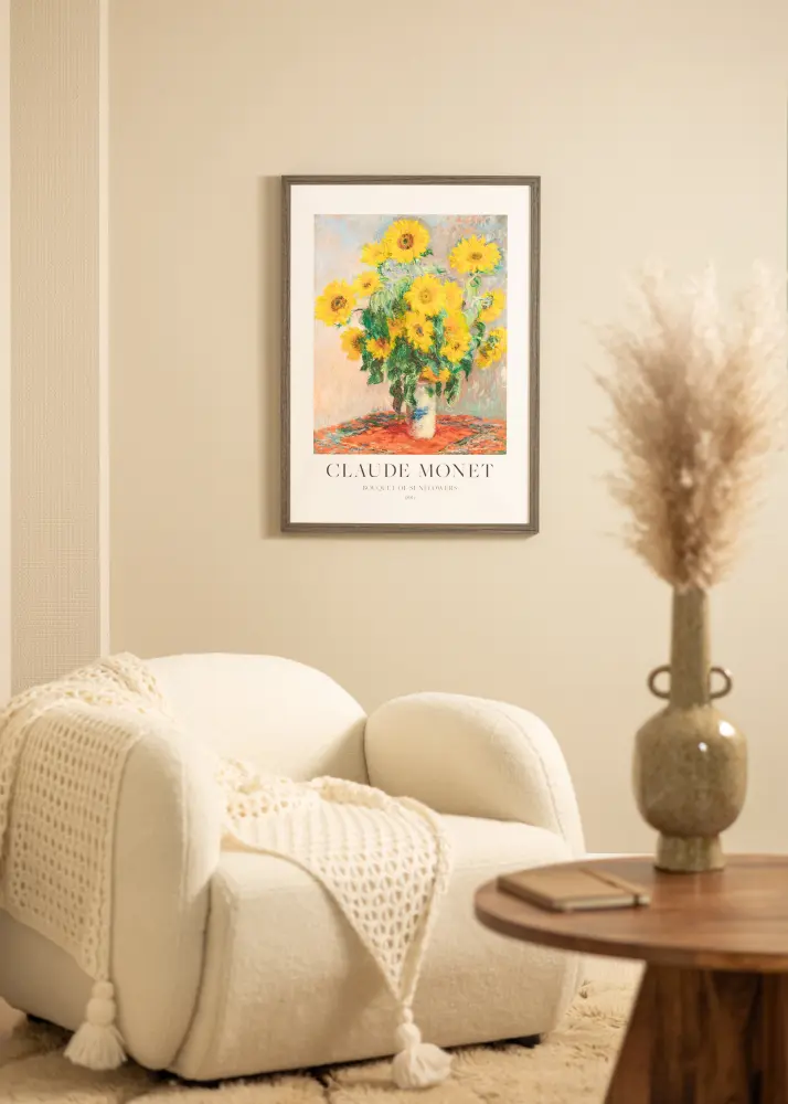 Mavanti Frame Hermes Acrylic Glass Grey Oak 70x100 cm