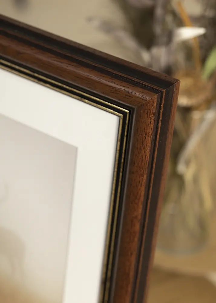 Ram med passepartou Frame Old Retro 42x59.4 cm (A2) - Picture Mount White 25x38 cm